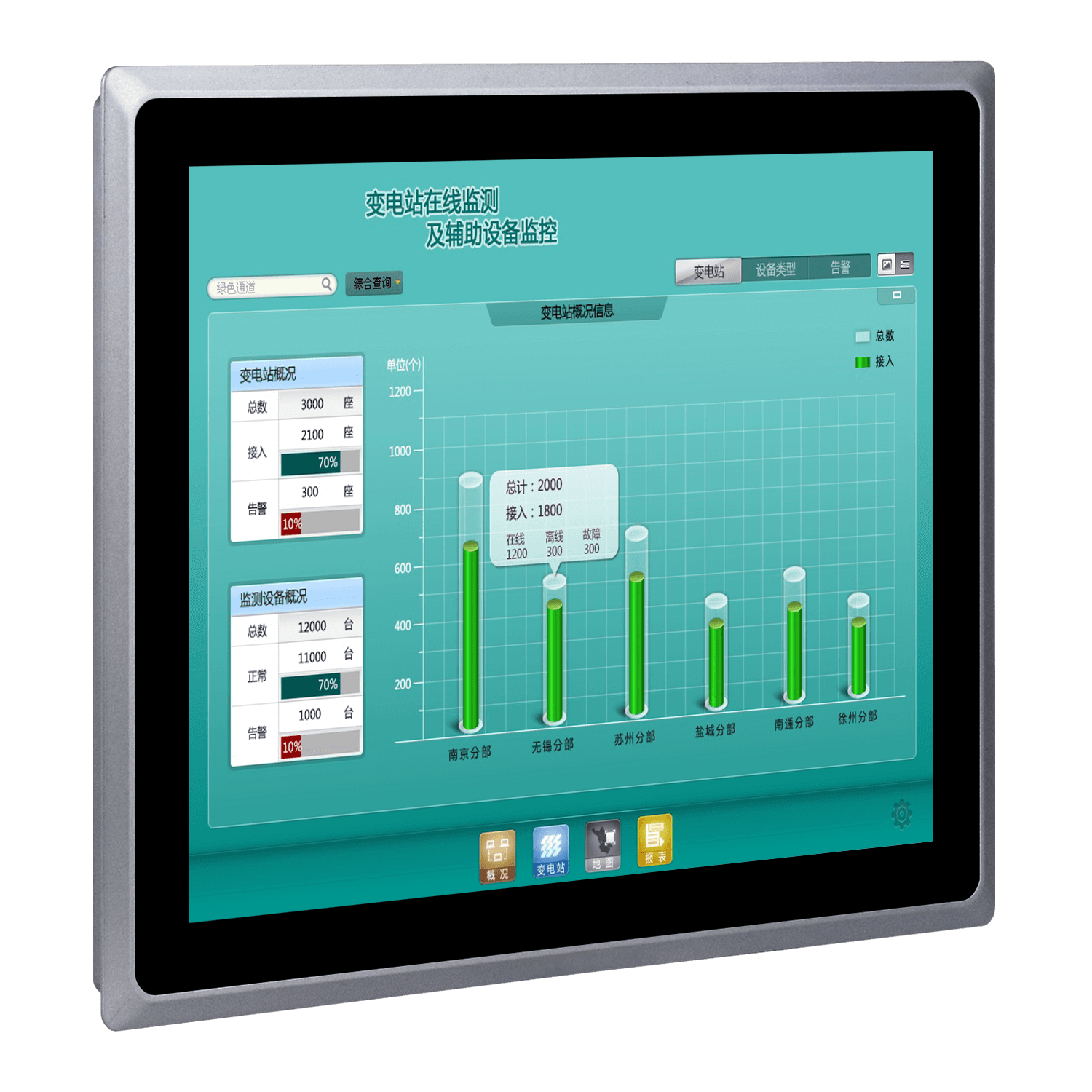 15寸壁挂式工业显示器 SCD-A150SG - 图片 3