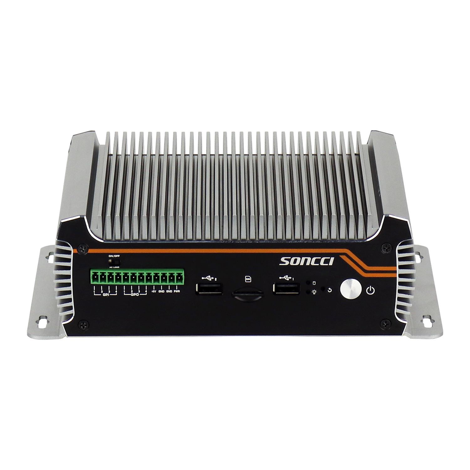 六网口双串口GPIO无风扇嵌入式工控机 SCI-S4000L4