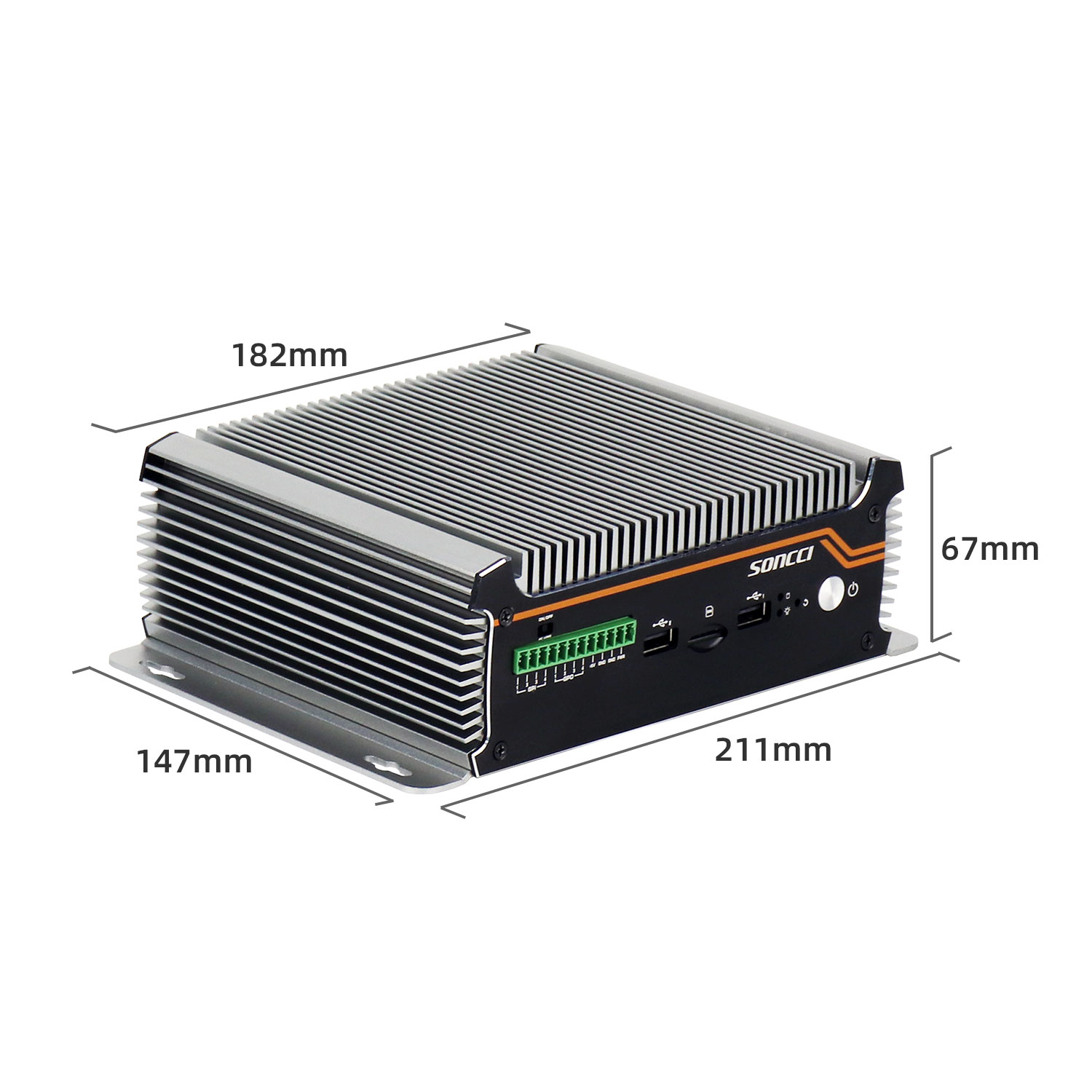 六网口双串口GPIO无风扇嵌入式工控机 SCI-S4000L4 - 图片 6