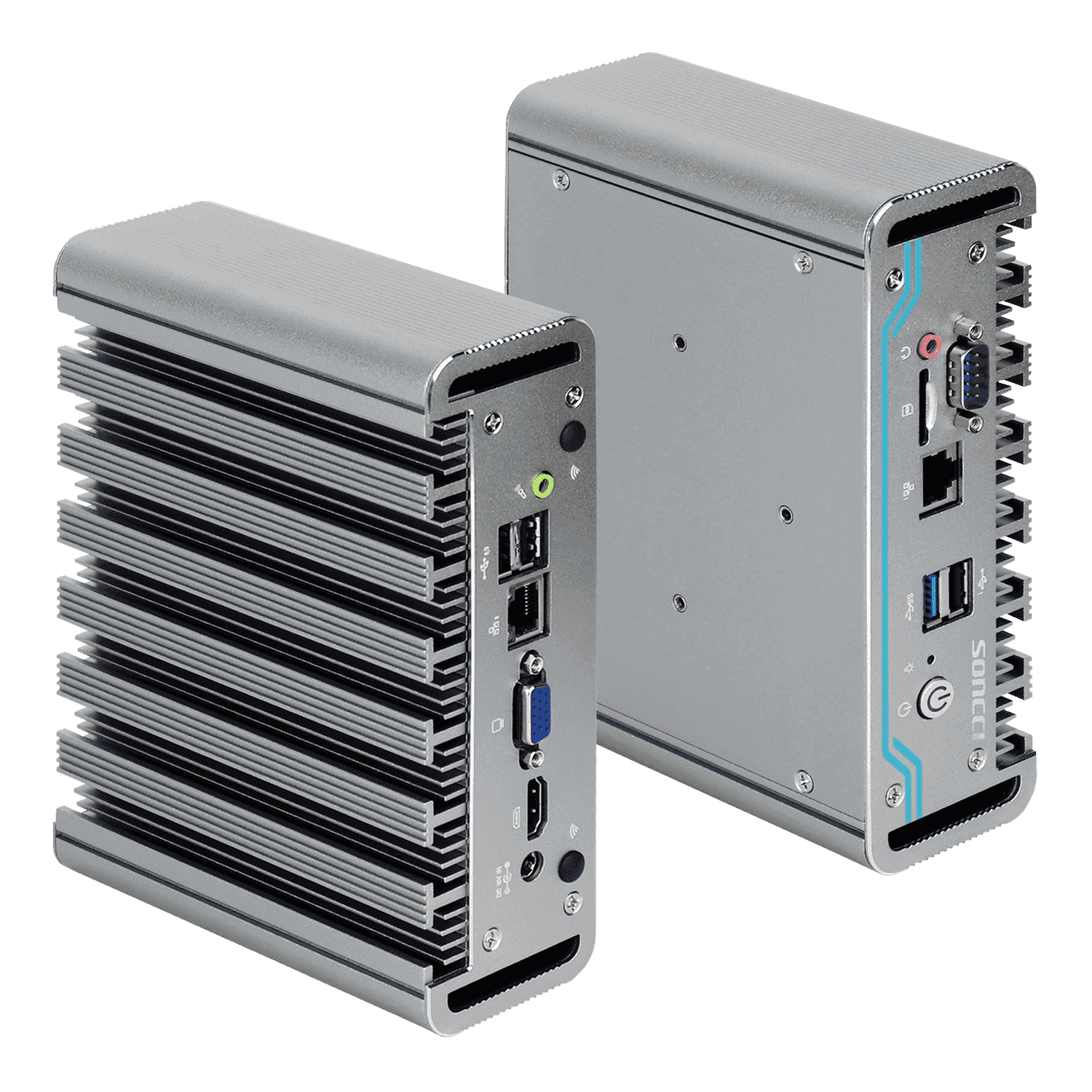 J4125铝合金无风扇迷你工控机 SCI-S4010 - 图片 3