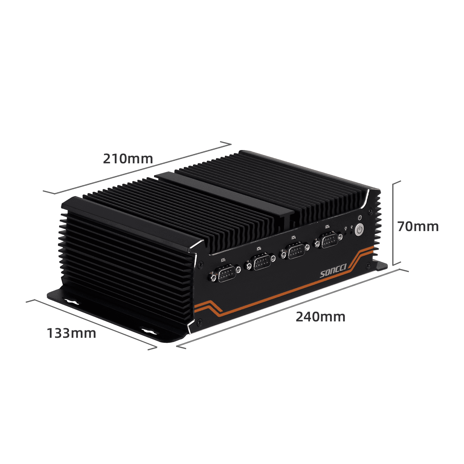 无风扇嵌入式壁挂工控机Linux SCI-S4080 - 图片 14