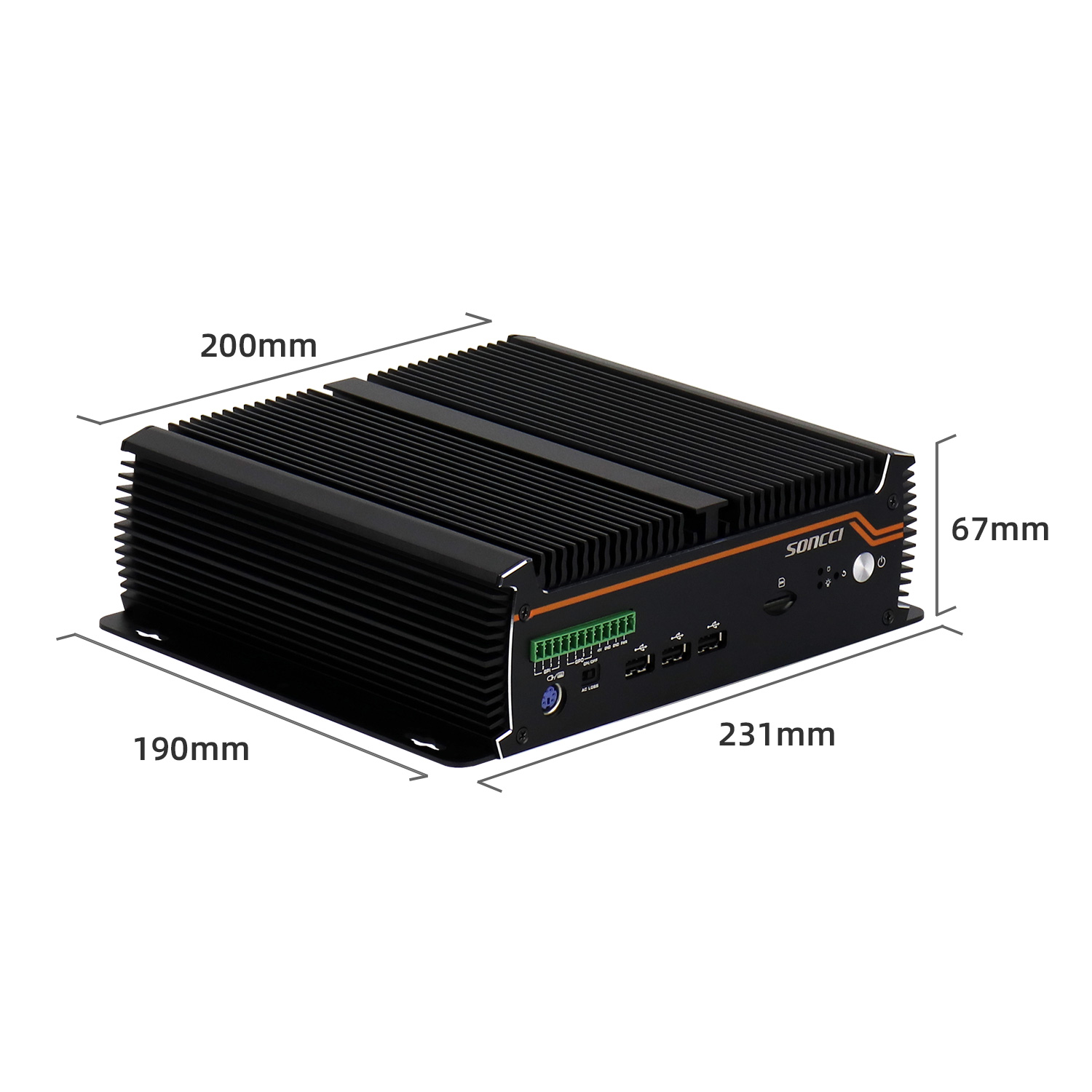 8网宽电压POE嵌入式工控机 SCI-S5100P4 - 图片 8