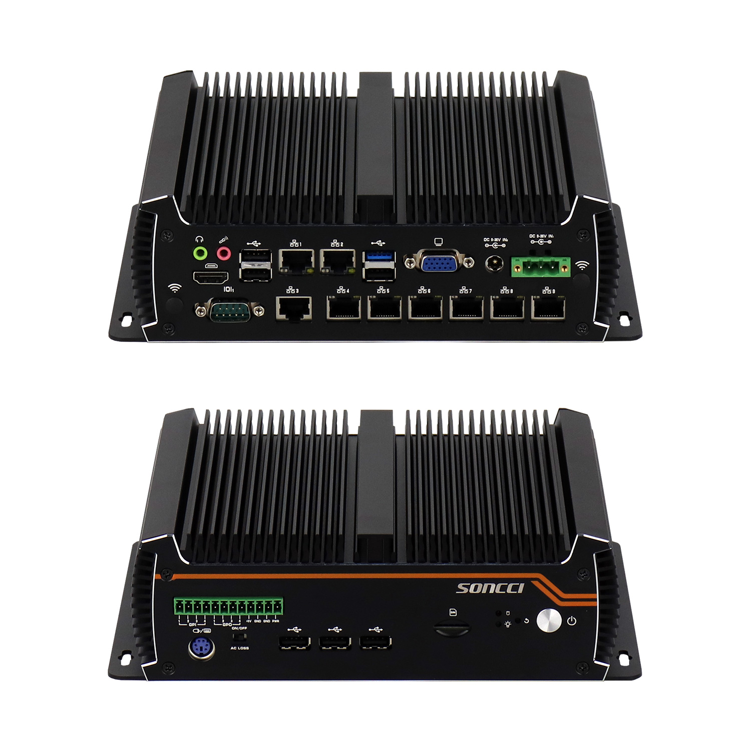 8网宽电压POE嵌入式工控机 SCI-S5100P4 - 图片 9