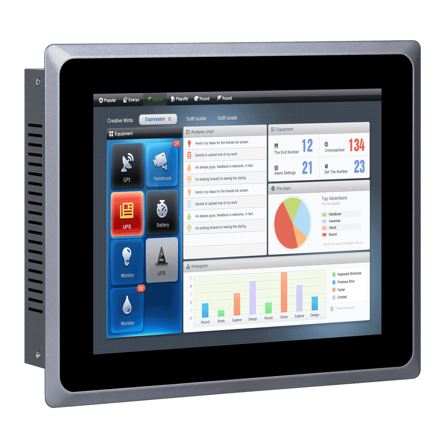 10.4寸电容触摸屏工业平板电脑 SCP-D104SR - 图片 3